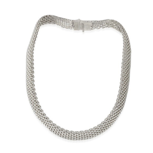 Tiffany & Co. Somerset Mesh Necklace in Sterling Silver - Picture 3 of 3